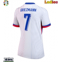 France Antoine Griezmann #7 Replica Away Shirt Ladies Euro 2024 Short Sleeve